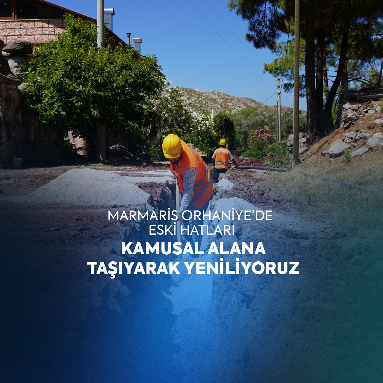 Osmaniye’de Eski Hatlar Kamusal Alana Taşınarak Yenileniyor Kayıp-Kaçak Engelleniyor