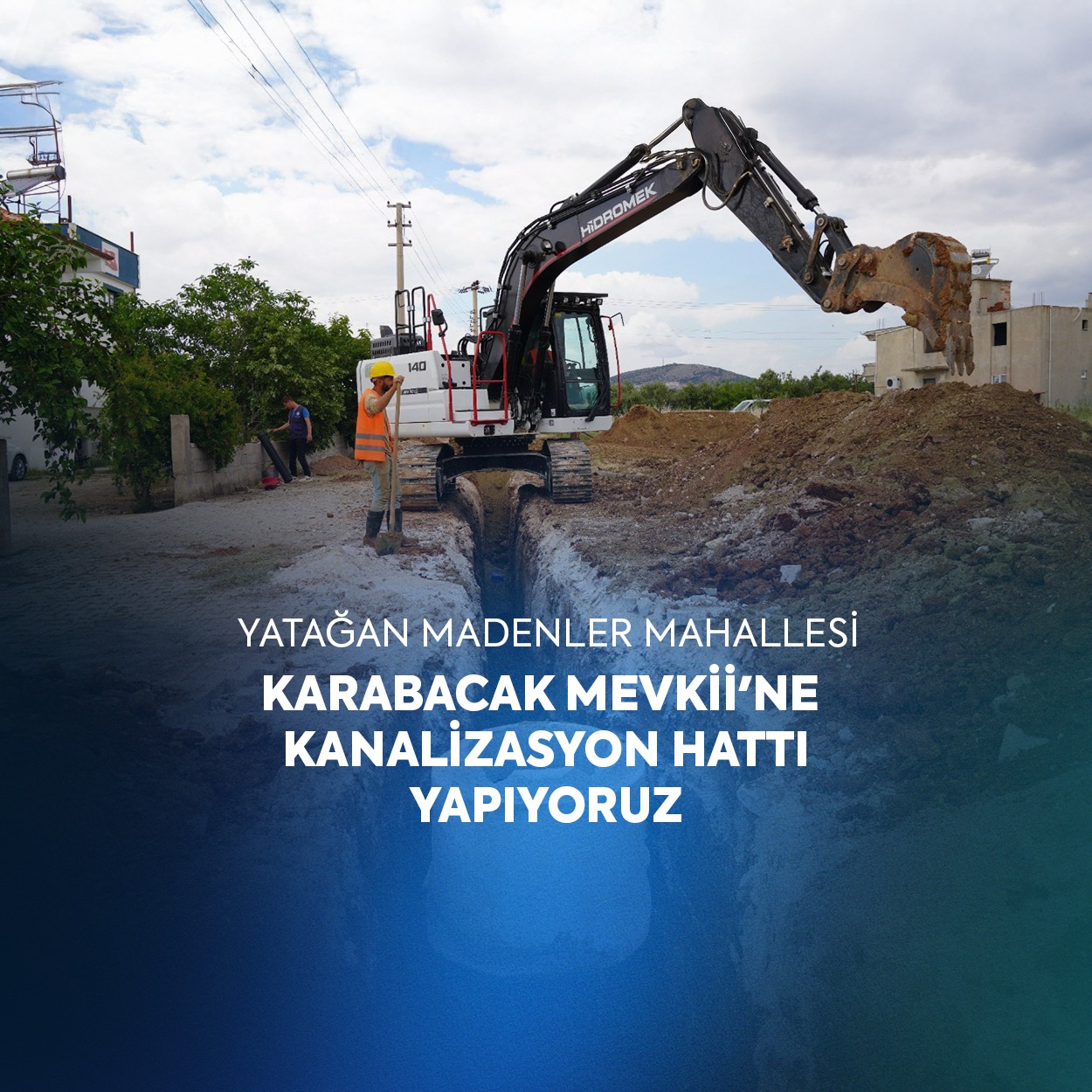 MUSKİ’den Yatağan’a Kanalizasyon Yatırımı