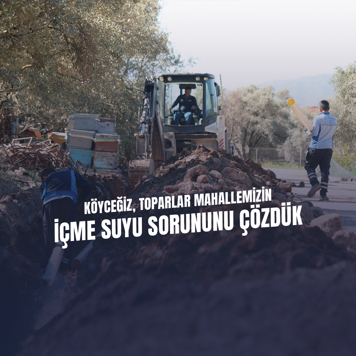 Köyceğiz’de, Arızalanan Hatlar Yenileniyor